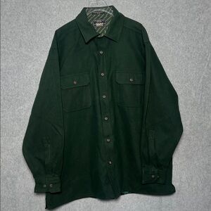 Levi's Forest Green Shirt Chore Utility Jacket HEAVY SHACKET Size XL